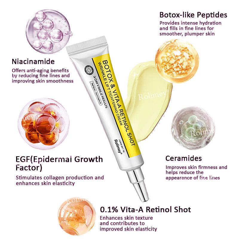 Wrinkle-Lift⬆️ Botox & Vita A Retinol Shot Tightening cream