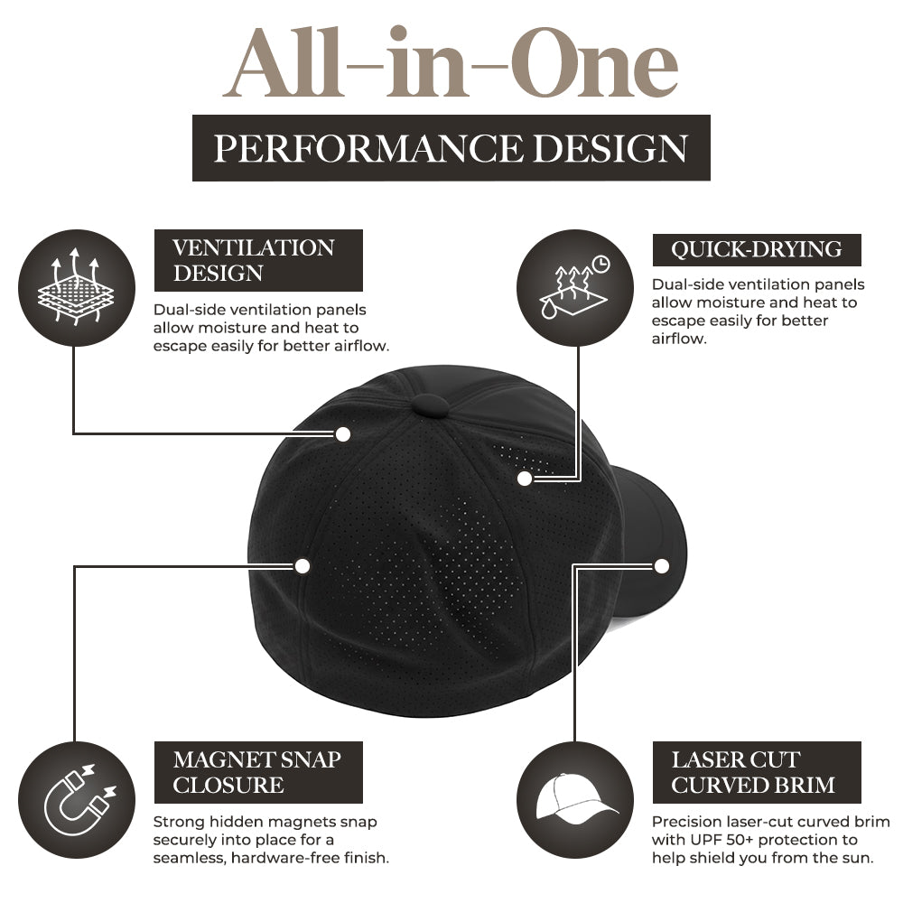 Loravian® Mag Snap Ponytail Hat