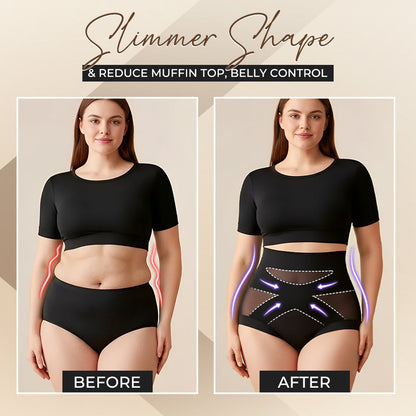 ✨Loravian® Invisible Core Sculpt High-Waist Control Briefs, Regular & Plus Size, No Show Panties Full Coverage