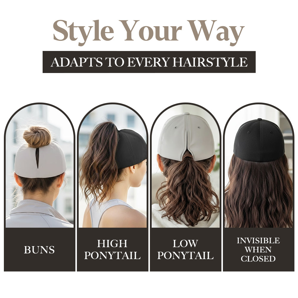 Loravian® Mag Snap Ponytail Hat