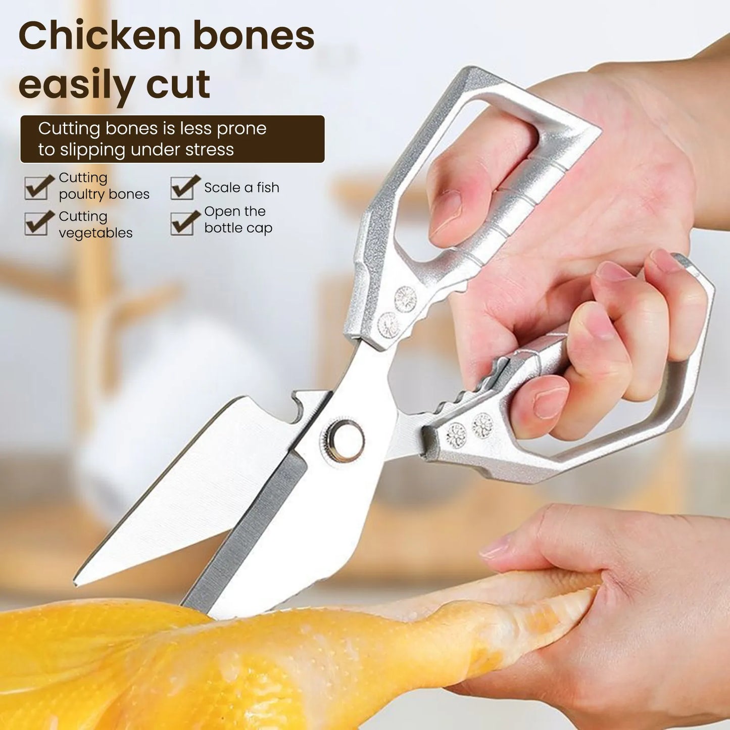 Loravian® TitanEdge Pro: Multifunction Heavy-Duty Kitchen Scissors✂️🦴