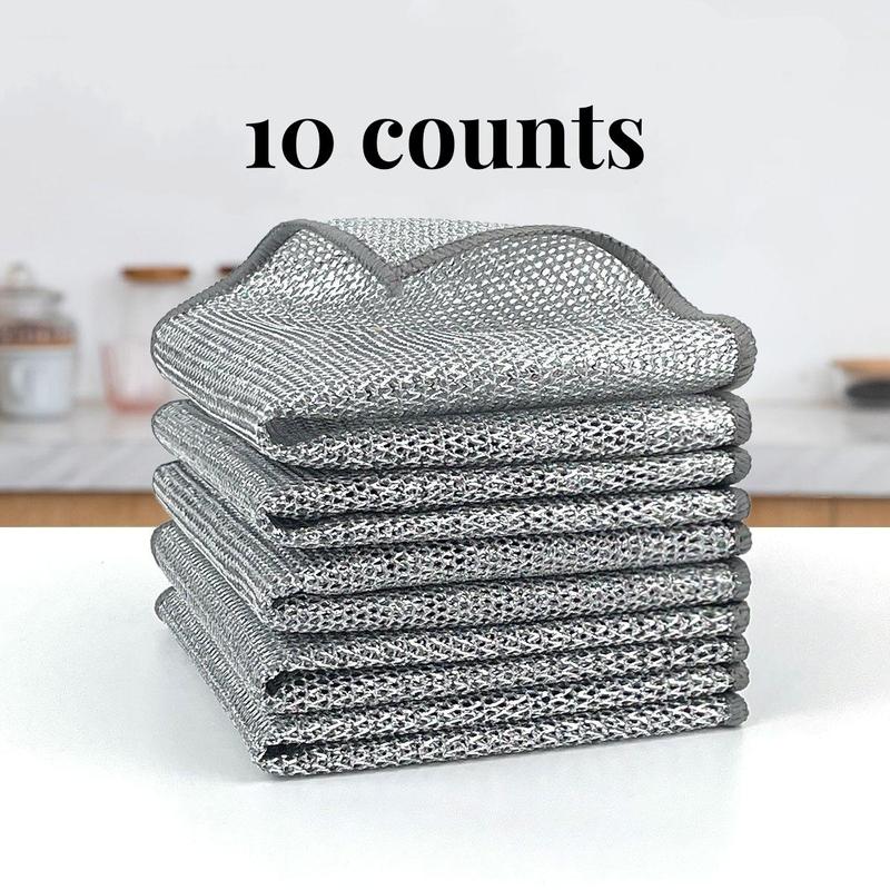 ✨Loravian® Reusable Diamond Weave Scrubber Cloths – Tough on Stains, Gentle on Surfaces