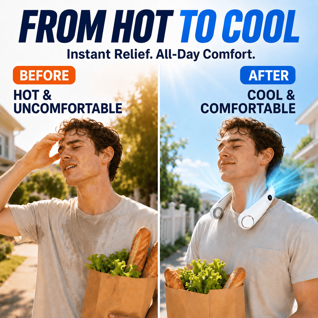 Billhol® Wearable Neck Fan
