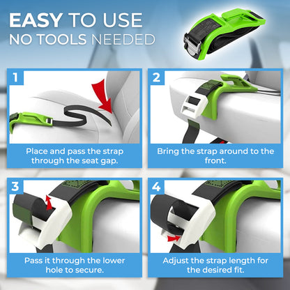 Loravian® Breathe Easy Seat Belt Comfort Adjuster