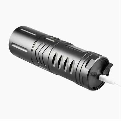 Loravian® NightPiercerX1 Rechargeable High Lumens IPX6 Waterproof LED Flashlight