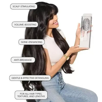 Loravian® DuoGlide Polish Brush - Smoother, Stronger, Shinier Hair