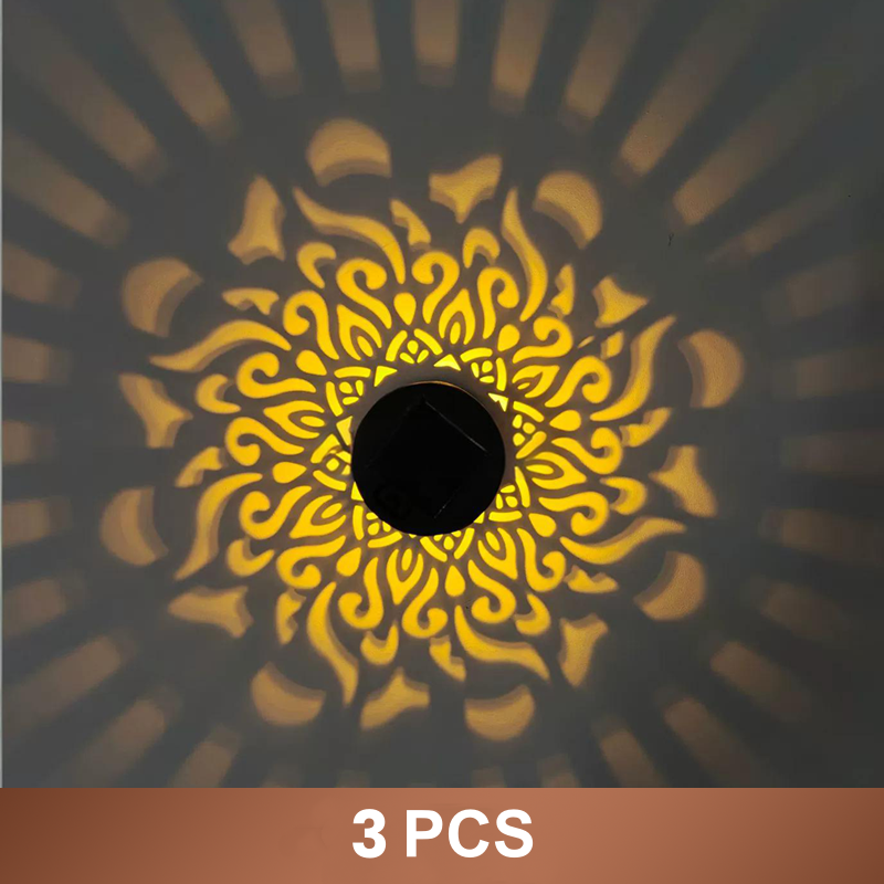 🌞 50% OFF NOW! 🌀Loravian® Solar Mandala Light – Stunning Pattern Projection, 2-in-1 Floor & Wall Design & IP65 Waterproof Auto On/Off 🌿