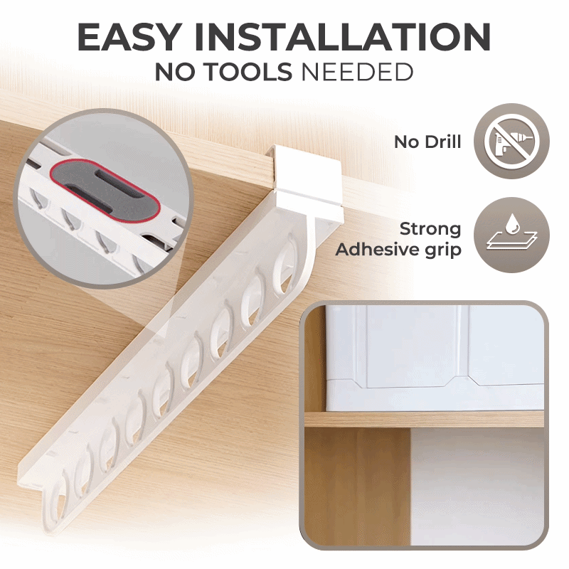 Loravian® Extendable Pull Out Trouser Hanger