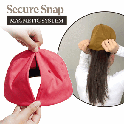 Loravian® Mag Snap Ponytail Hat