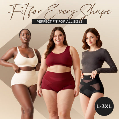 ✨Loravian® Invisible Core Sculpt High-Waist Control Briefs, Regular & Plus Size, No Show Panties Full Coverage