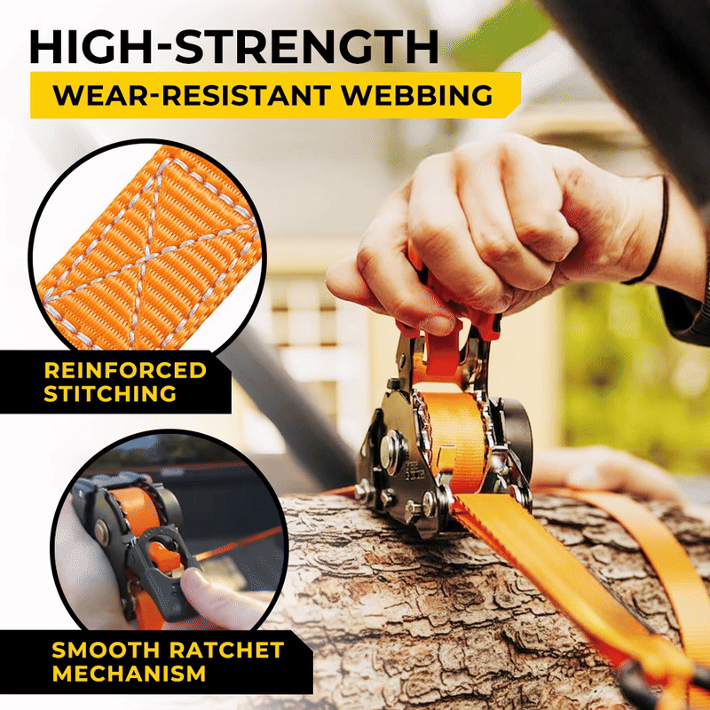 Loravian® Swift Lock Heavy-Duty Auto-Reel Straps