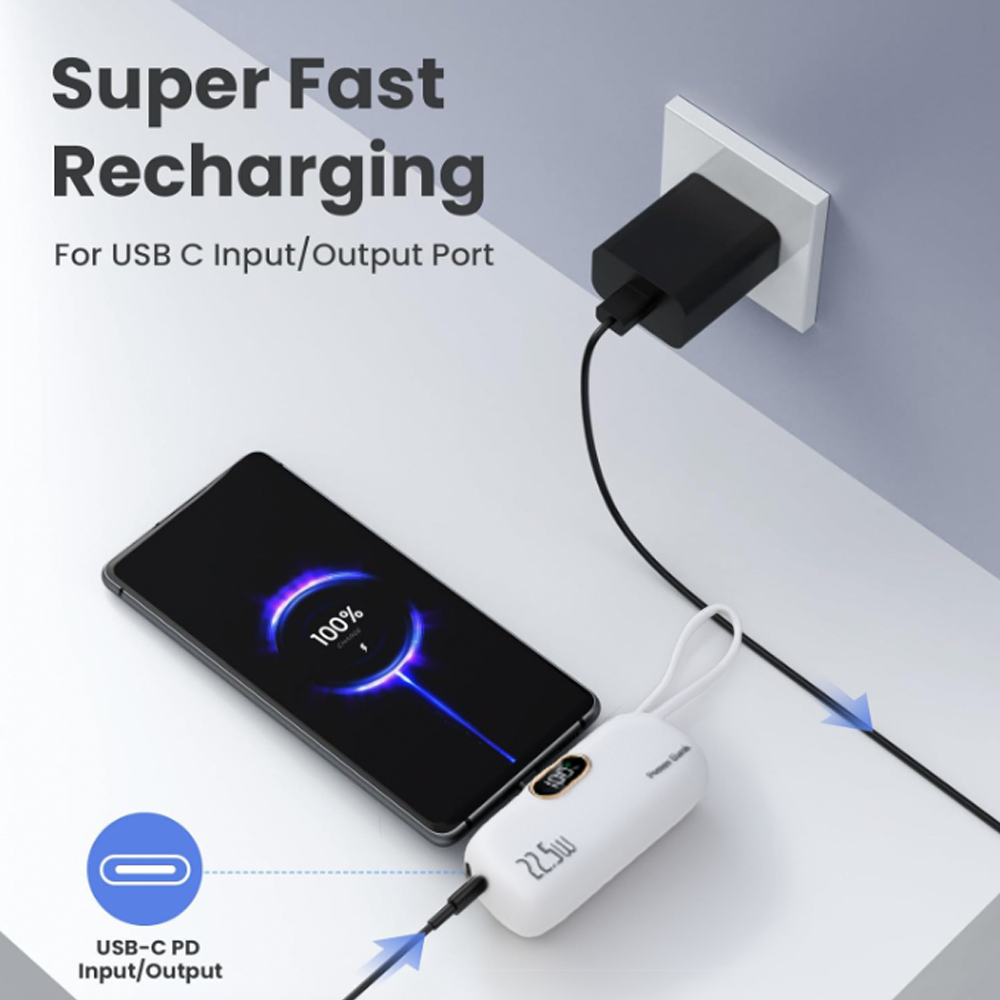 Loravian® AirCharge Power Mini 5000mAh