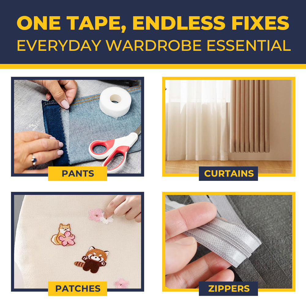 🌈Loravian® Quick Clothing Repairs Double-Sided Fabric Tape