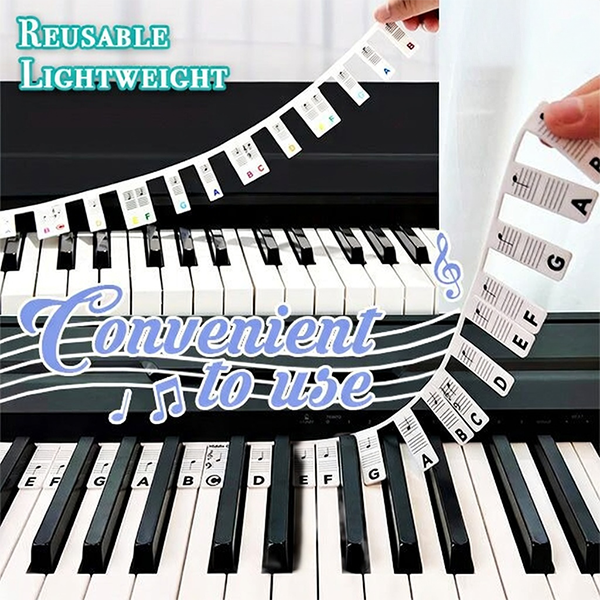 Loravian®  Detachable Piano Note Guide