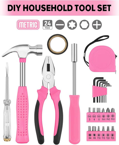 Loravian® 24pcs Home DIY Tool Kit