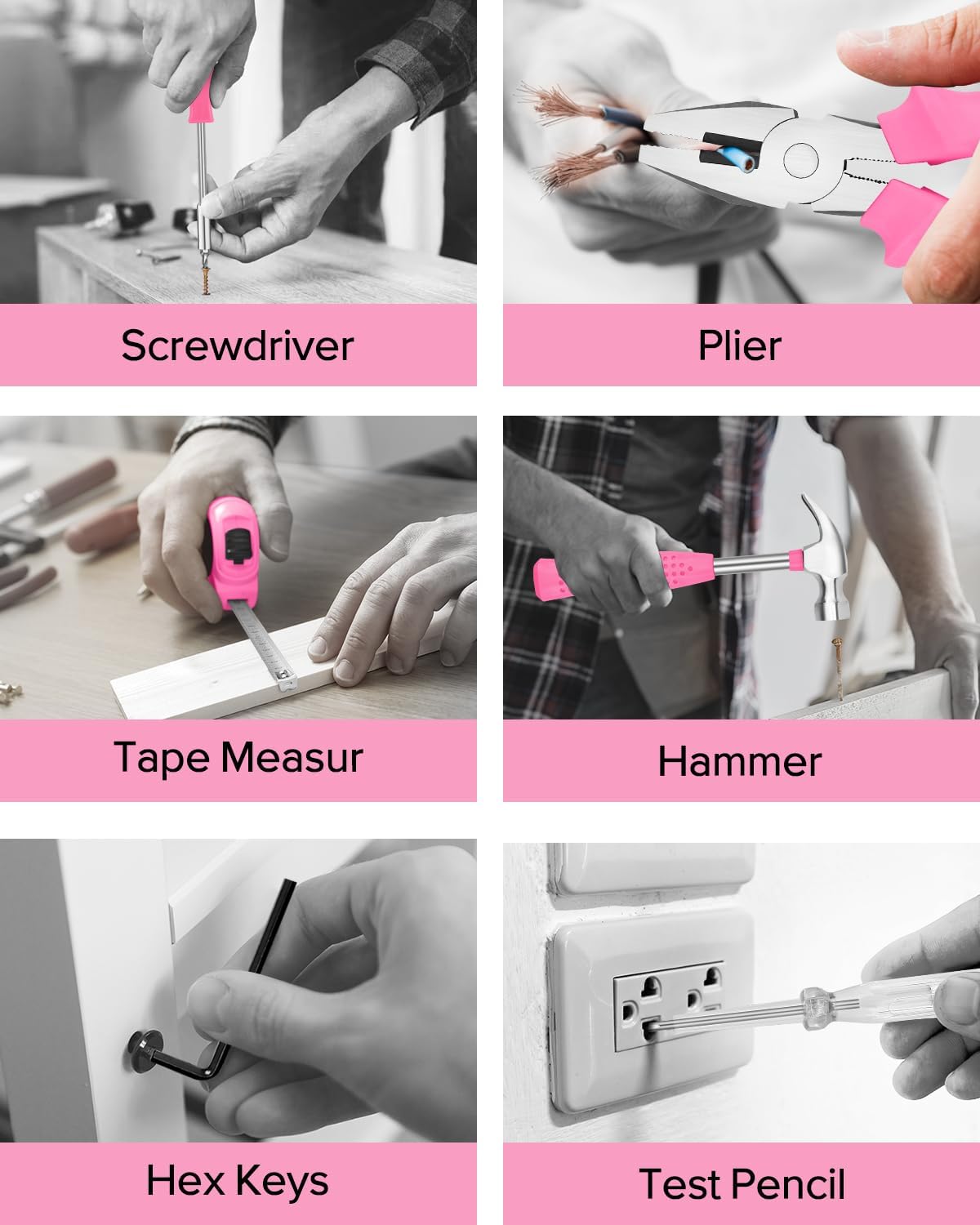 Loravian® 24pcs Home DIY Tool Kit