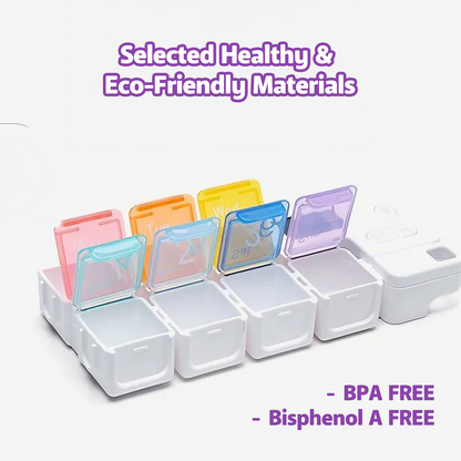 Loravian® 7 Days Pill Dispenser Organizer with Reminder Alarm