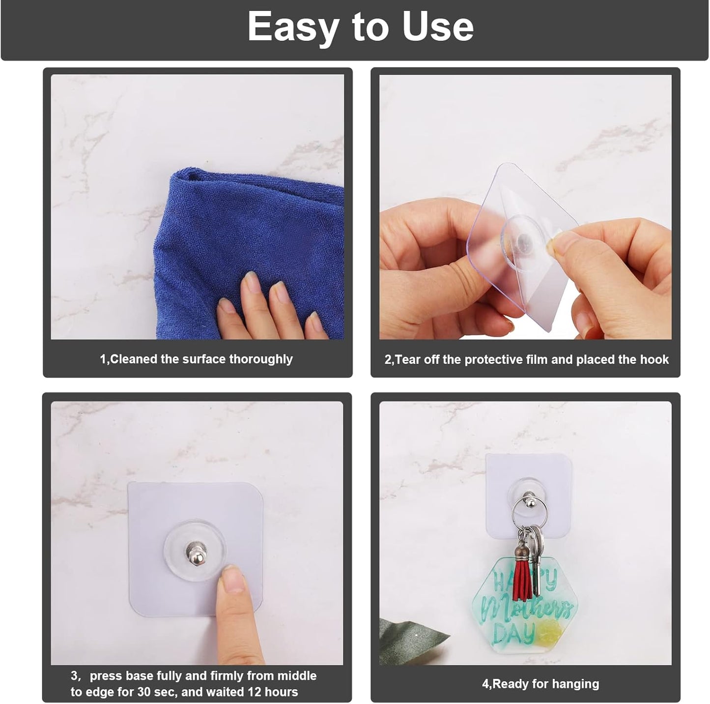 ✨Loravian® Self-Adhesive Screw Wall Hooks