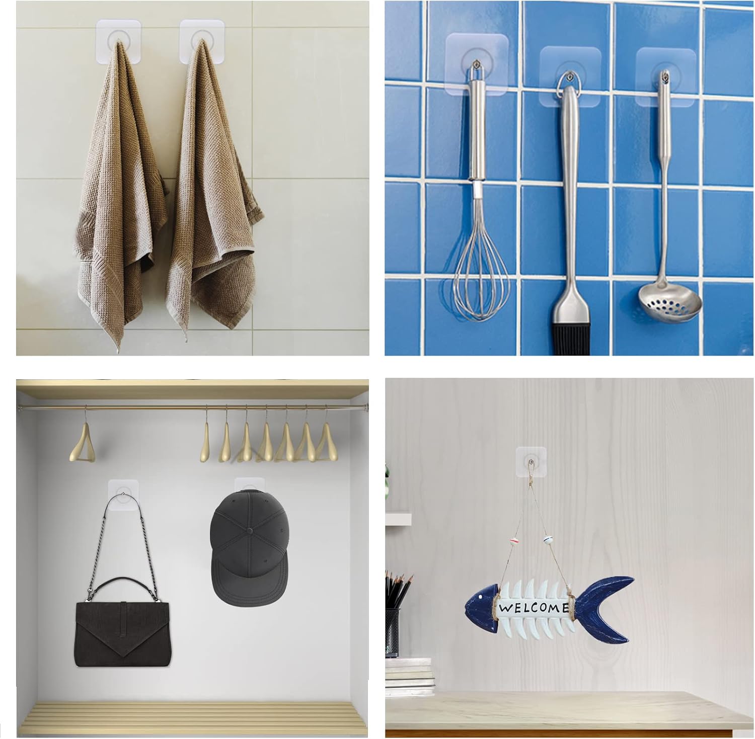 Loravian® Self-Adhesive Screw Wall Hooks