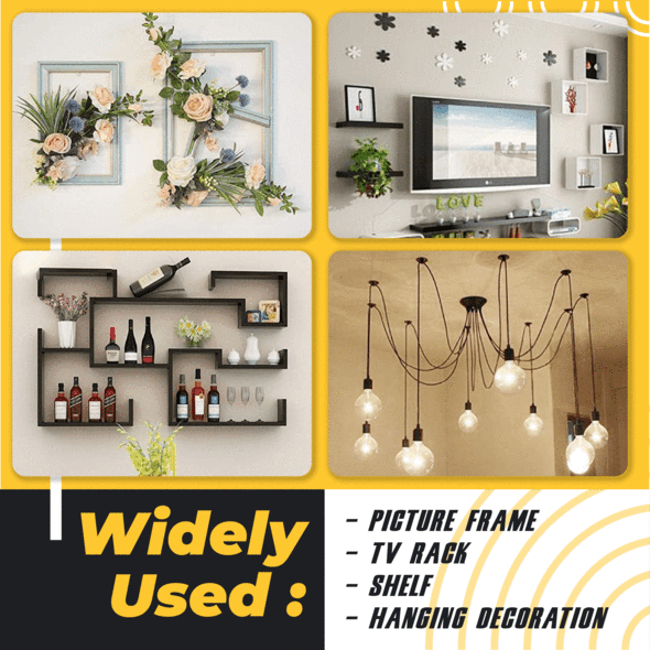 Loravian® Self-Drilling Drywall Anchors and Screws Kit