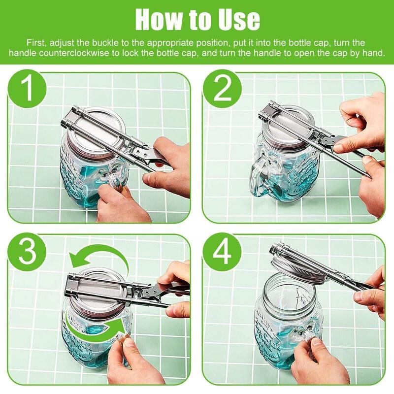 Loravian® Adjustable Stainless Steel Jar Opener