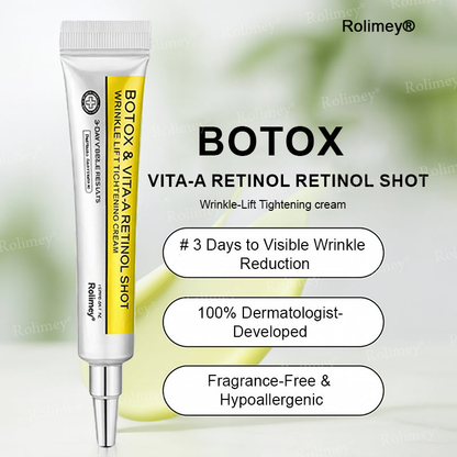 Wrinkle-Lift⬆️ Botox & Vita A Retinol Shot Tightening cream