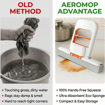 Loravian® AeroMop Portable Self-Squeezing Mini Mop