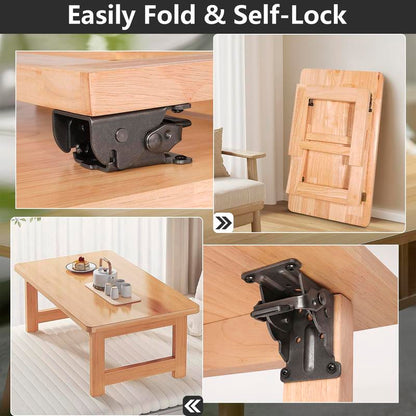 Loravian® Self-Locking Folding Hinges for Furniture Support