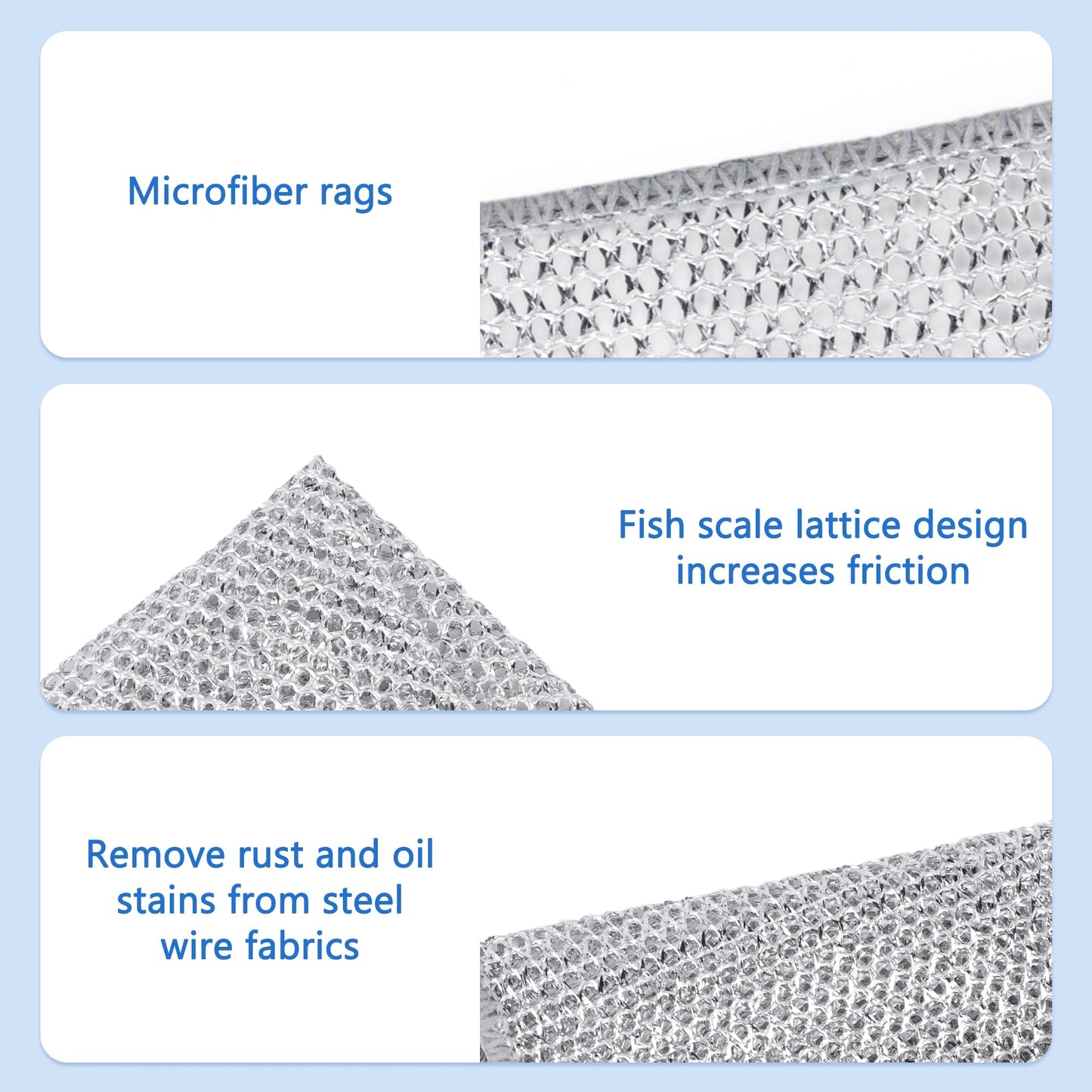 ✨Loravian® Reusable Diamond Weave Scrubber Cloths – Tough on Stains, Gentle on Surfaces