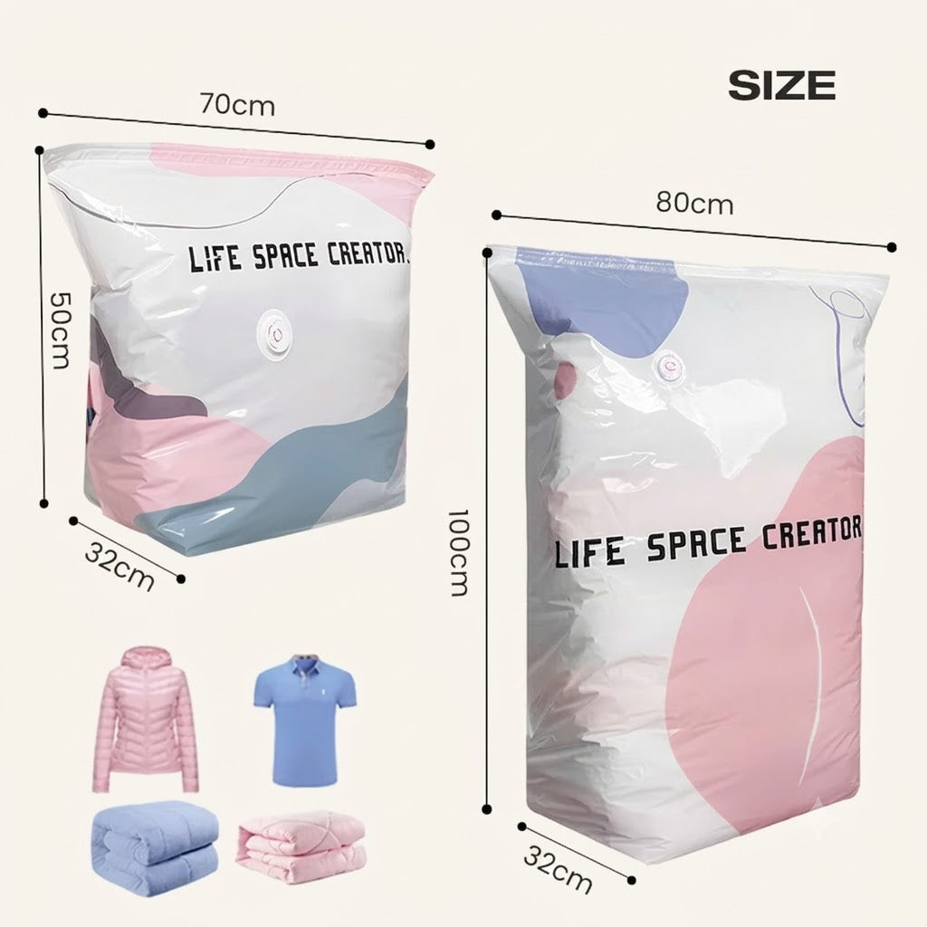 WYVCK®📦 Large-Capacity Vacuum Bags – No Pump Needed! 💨✨
