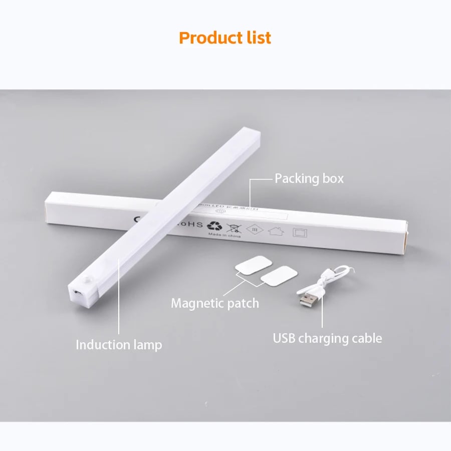 Loravian® Punch-free Smart Sensor Magnetic Rechargeable LED Lights