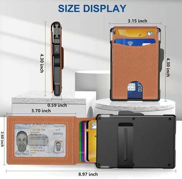 Loravian® Anti-RFID Pop Up Aluminum Wallet