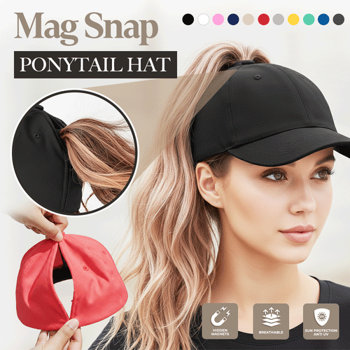 Loravian® Mag Snap Ponytail Hat