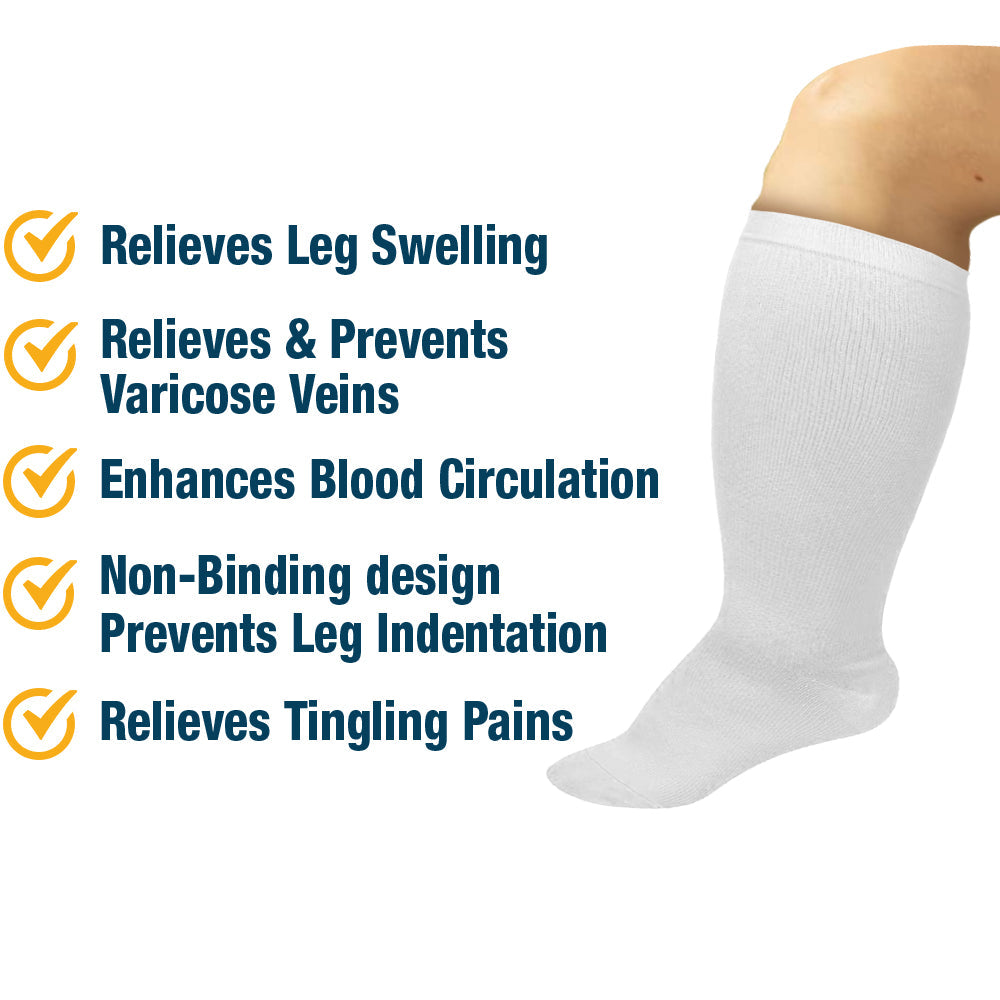 FlexiFlow Hyper Stretch Non Binding Socks