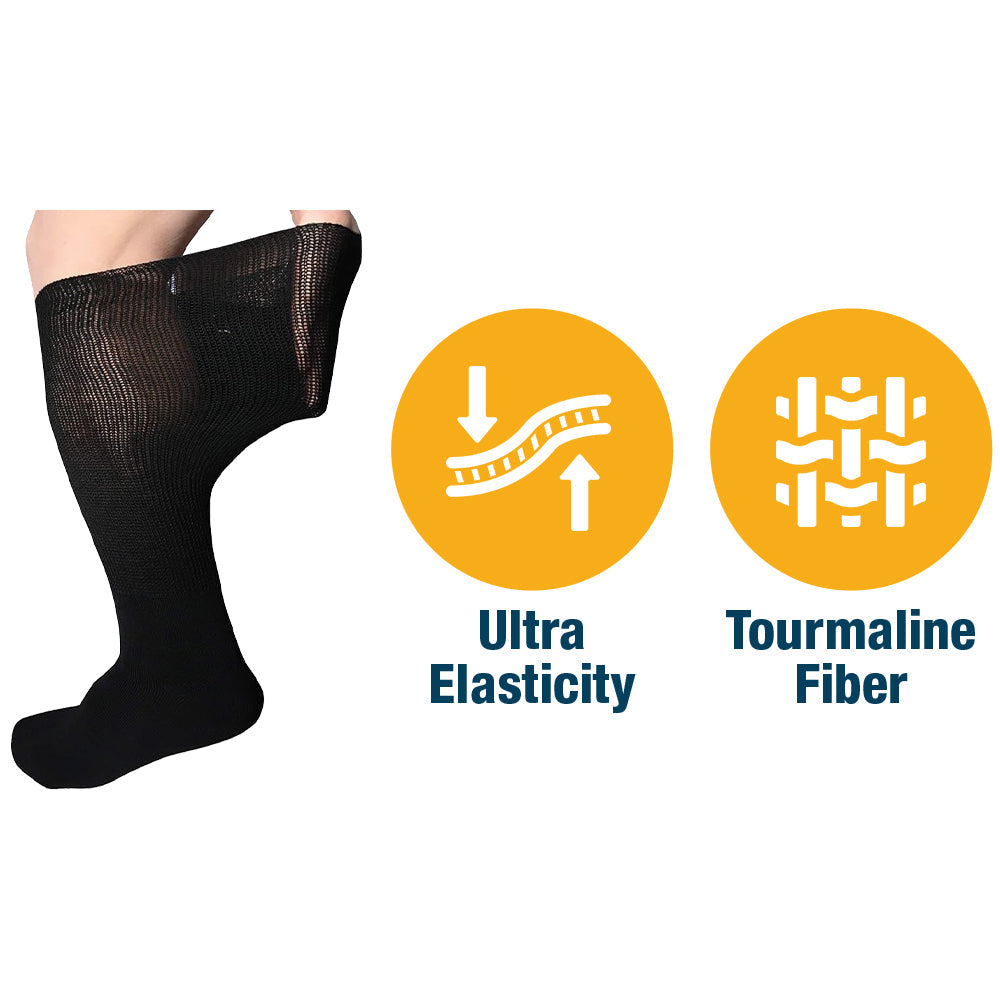 FlexiFlow Hyper Stretch Non Binding Socks