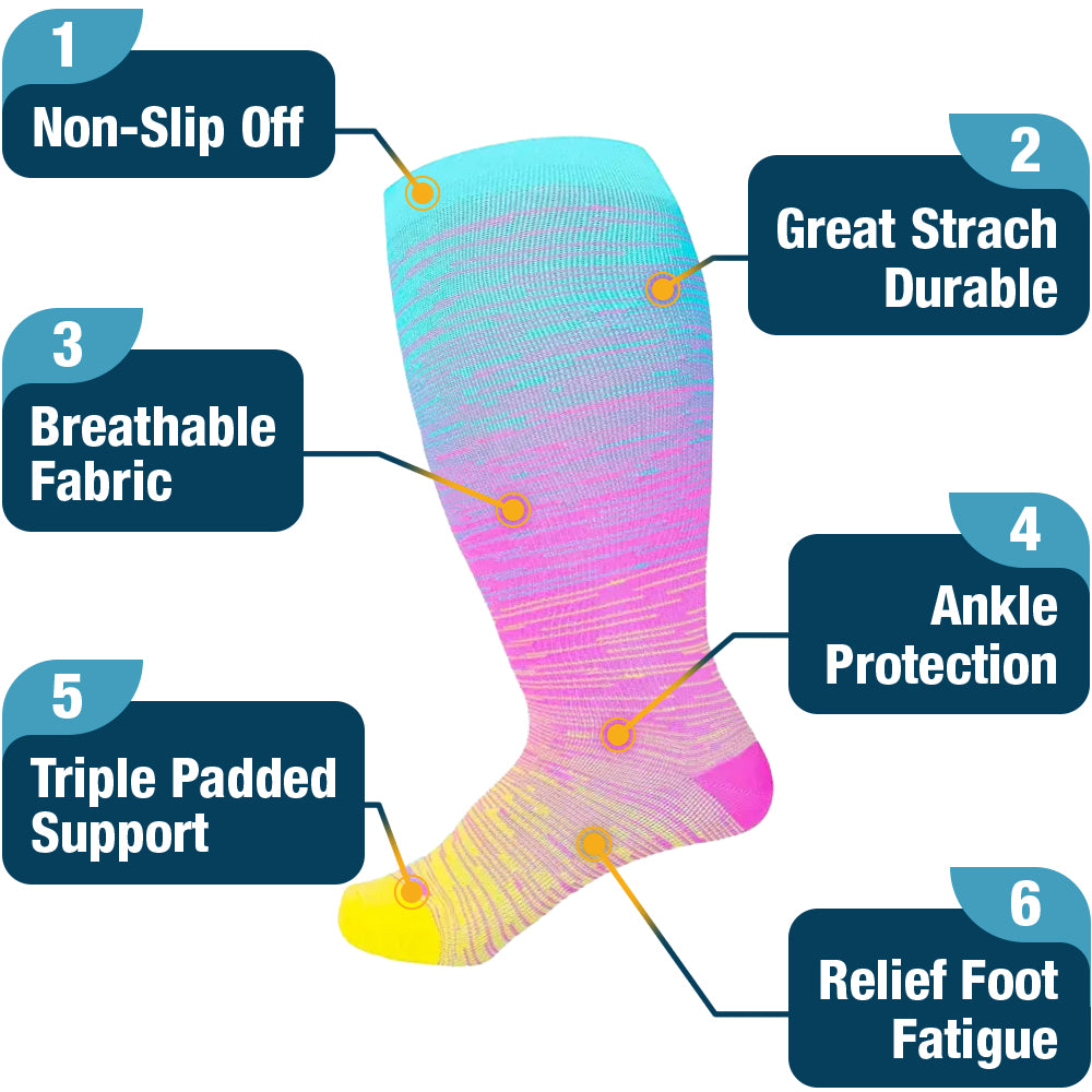 FlexiFlow Hyper Stretch Non Binding Socks
