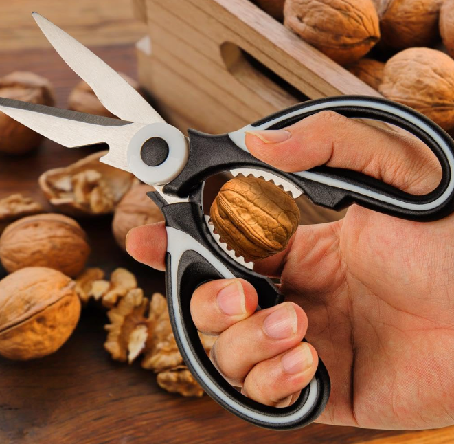 Loravian® Heavy Duty Stainless Steel Safe Food Scissors