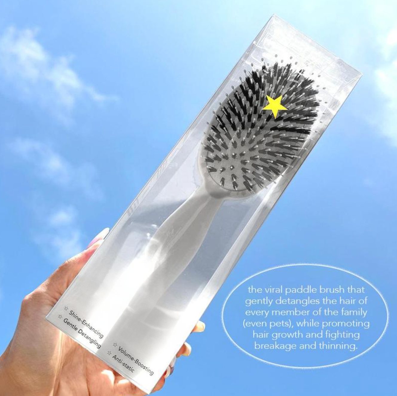 Loravian® DuoGlide Polish Brush - Smoother, Stronger, Shinier Hair