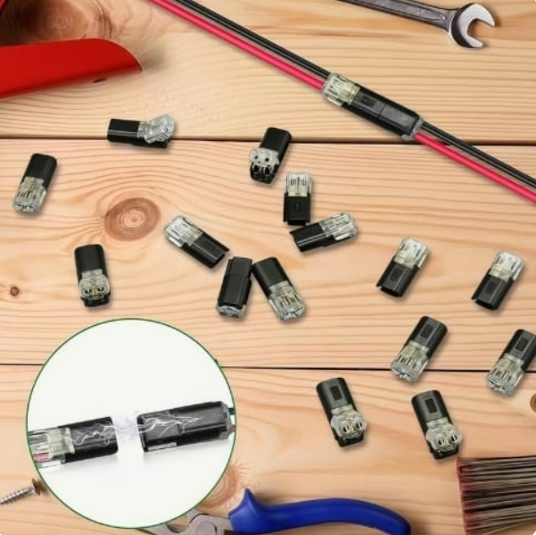 Loravian® Double-Wire Plug-in Connector Led Light Strip Connectors 2 Pin