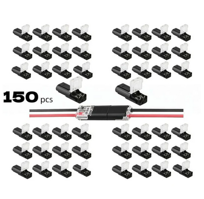 Loravian® Double-Wire Plug-in Connector Led Light Strip Connectors 2 Pin
