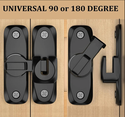 Loravian® 90°/180° Universal Barn Door Lock