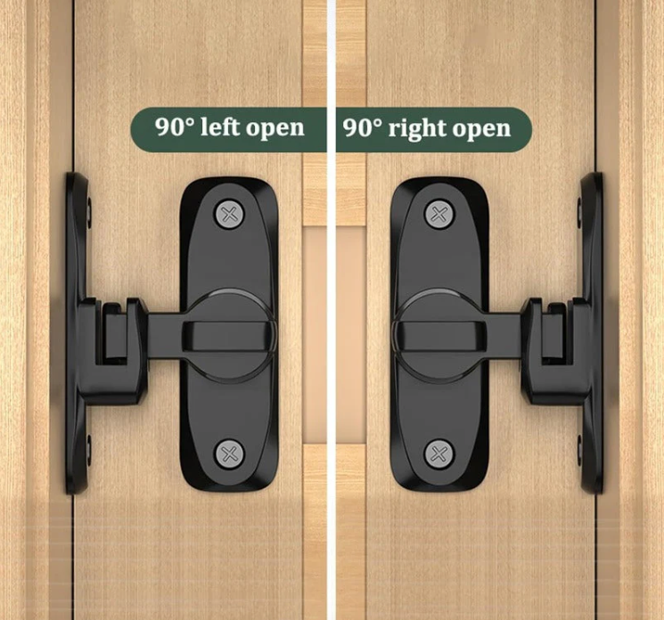 Loravian® 90°/180° Universal Barn Door Lock