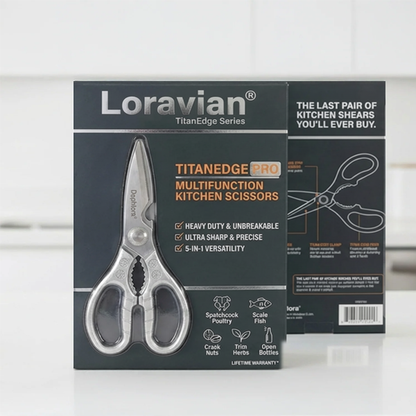 Loravian® TitanEdge Pro: Multifunction Heavy-Duty Kitchen Scissors✂️🦴