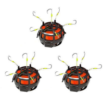 Loravian® Stealth Reverse Bottom Bait Cage Fishing Hook