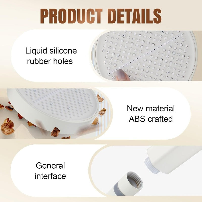 Loravian® Air-Boost High-Pressure Handheld Shower Head