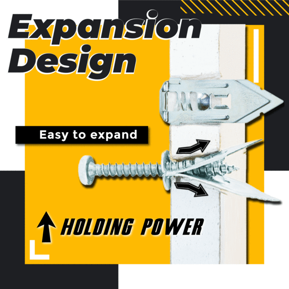 Loravian® Self-Drilling Drywall Anchors and Screws Kit