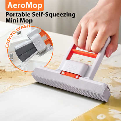 Loravian® AeroMop Portable Self-Squeezing Mini Mop