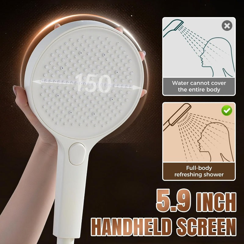 Loravian® Air-Boost High-Pressure Handheld Shower Head