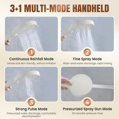 Loravian® Air-Boost High-Pressure Handheld Shower Head
