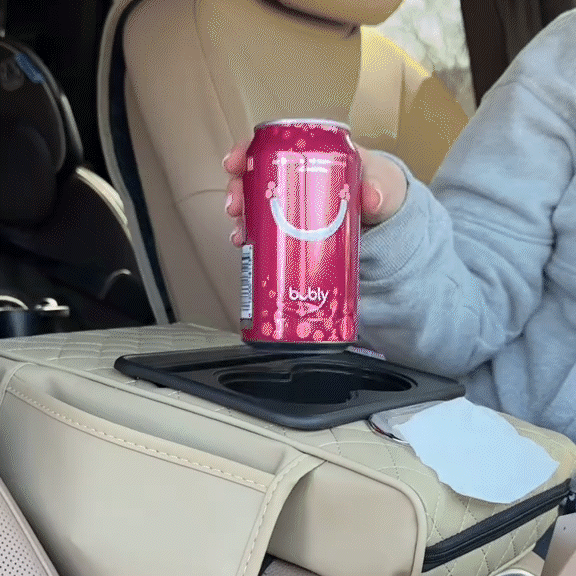 Loravian® 5-in-1 Universal Car Armrest Organizer & Memory Foam Console Pad with Cup & Phone Holder